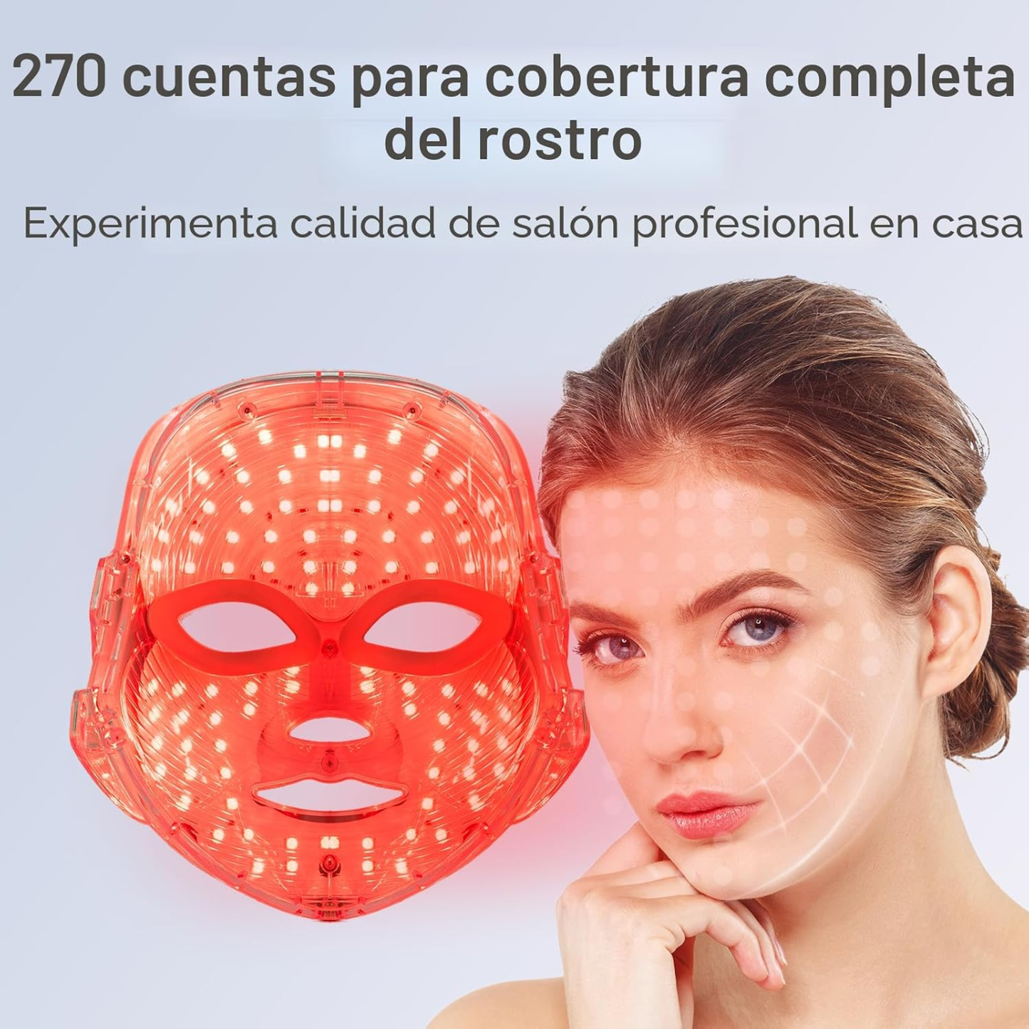 Máscara LED para Rejuvenecimiento de la Piel