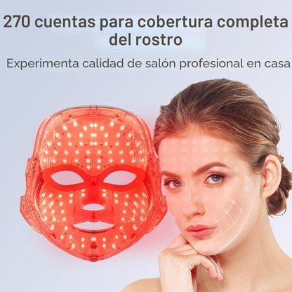 Máscara LED para Rejuvenecimiento de la Piel